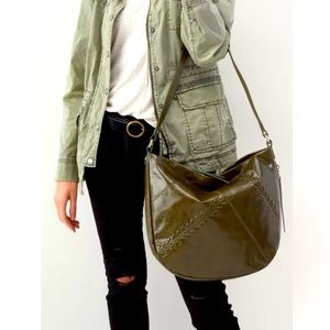 Hobo Garner Vintage Style Leather Shoulder Bag NWT